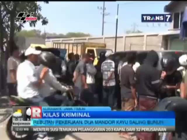 Rebutan Pekerjaan, 2 Mandor Kayu Saling Bunuh
