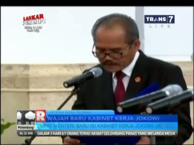Wajah Baru Kabinet Kerja Jokowi
