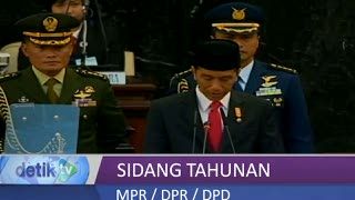 Pidato Kenegaraan Jokowi di Sidang Tahunan MPR