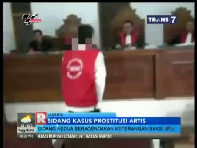 Sidang Kasus Prostitusi Artis