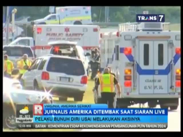 Jurnalis Amerika ditembak Saat Siaran Live 