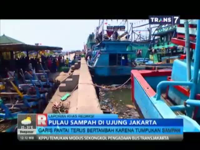 Pulau Sampah di Ujung Jakarta 