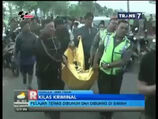 Pelajar Tewas Dibunuh dan Dibuang ke Sawah