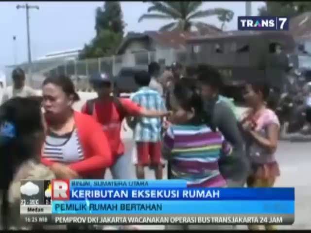 Eksekusi Rumah Dihadang Pemilik