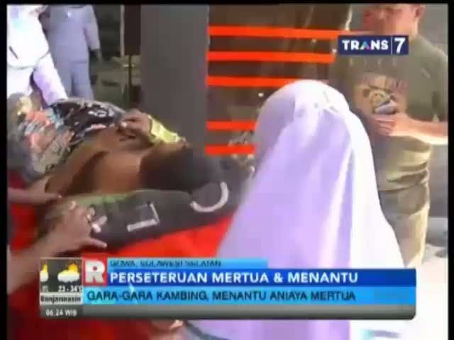 Gara-Gara Kambing, Menantu Aniaya Mertua
