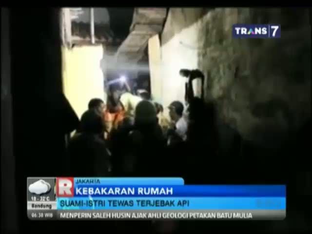 Suami-Istri Tewas Terjebak Api