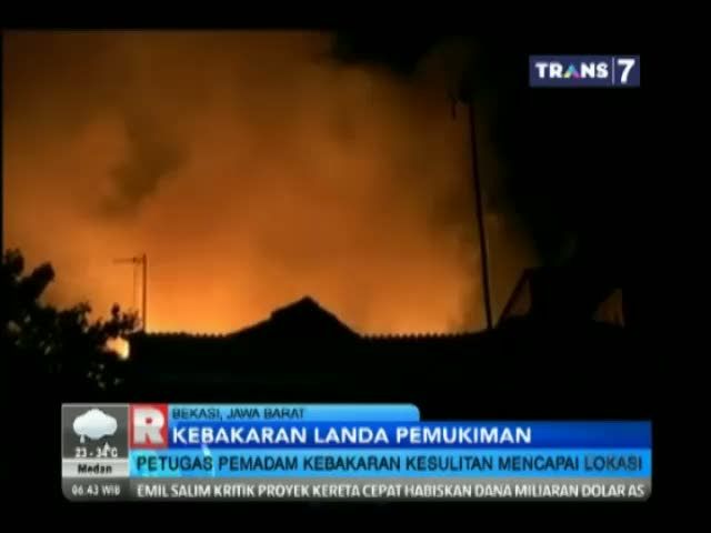 Kebakaran Landa Pemukiman 