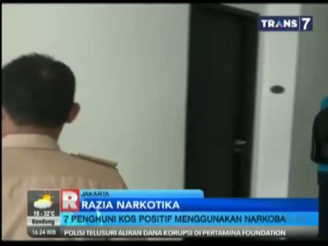 Razia Narkoba di Rumah Kos Mangga Besar