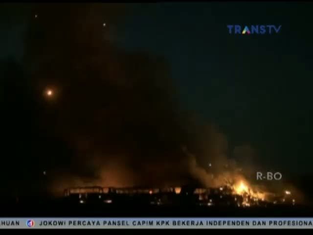 16 Bus Transjakarta Hangus Dilalap Api