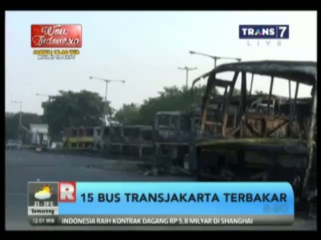 Bus Transjakarta Terbakar 