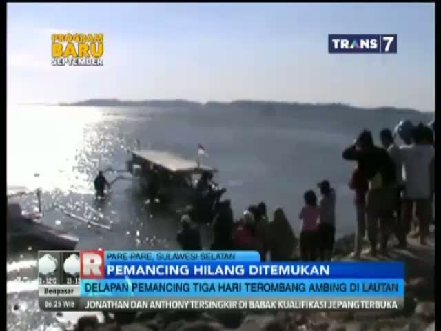 Pemancing Hilang Ditemukan