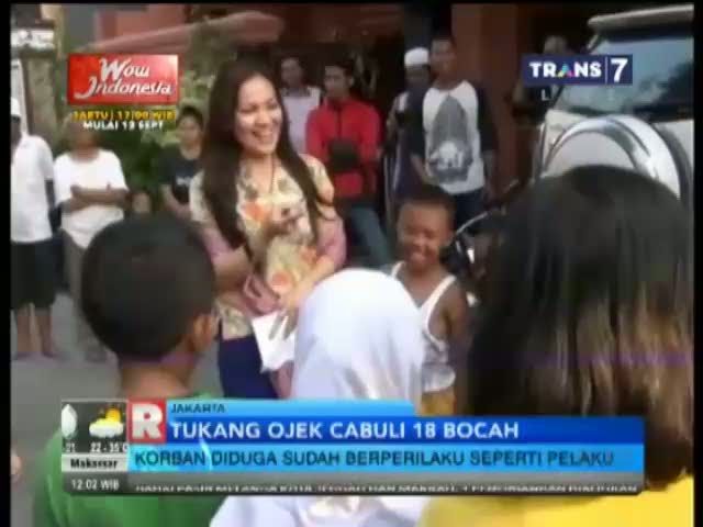 Tukang Ojek Cabuli 18 Bocah 