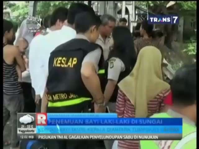  Ditemukan Jasad bayi Laki-laki di Sungai, Warga Matraman Geger,