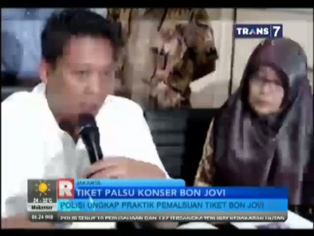 Polisi Ungkap Praktik Pemalsuan Tiket Bon Jovi 