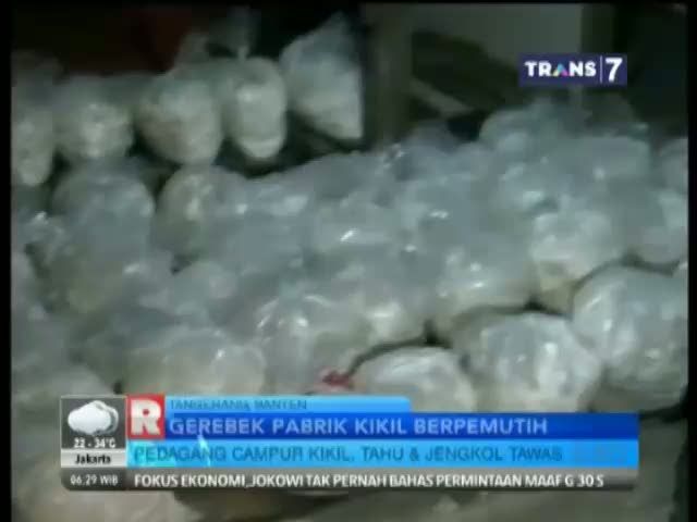 Hati-hati! Pengusaha Makanan Meracik Kikil, Tahu, Jengkol Dengan Tawas 
