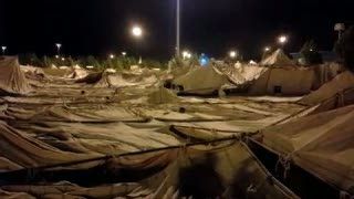 Angin Kencang di Arafah, Tenda Jemaah Rata dengan Tanah