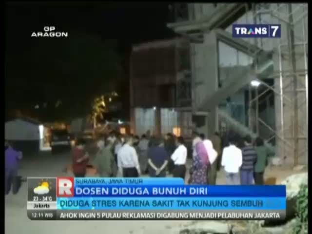 Penyakit Kronis Tak Kunjung Sembuh, Dosen Bunuh Diri
