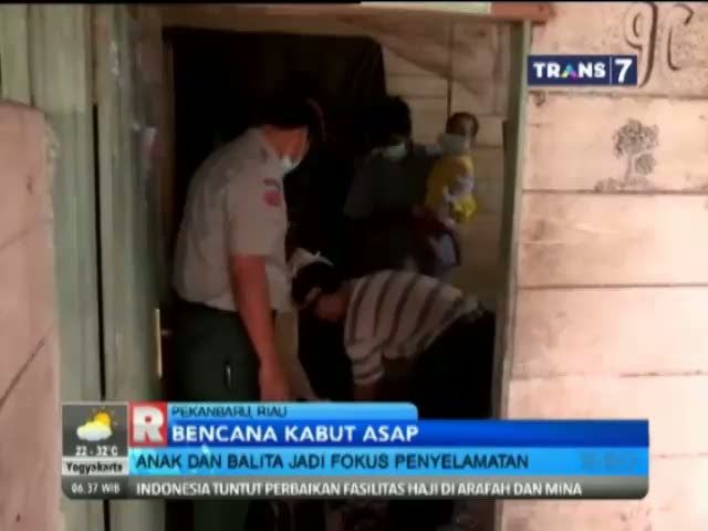 Bencana Kabut Asap, Anak dan Balita Jadi Fokus Penyelamatan
