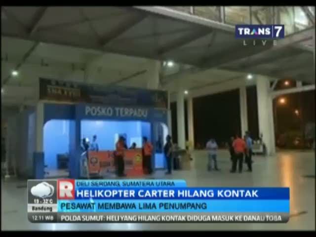 Helikopter Carter Hilang Kontak 