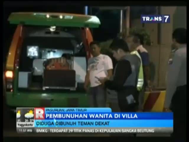 Seorang Wanita Tewas di Sebuah Vila di Pasuruan