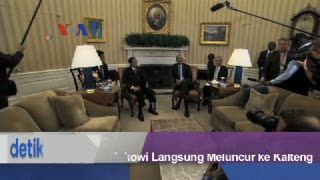 Usai Bertemu Obama, Jokowi Langsung Meluncur ke Kalteng