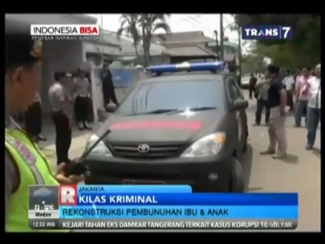 Polisi Gelar Rekonstruksi Pembunuhan Ibu dan Anak