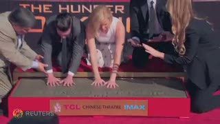 Cetakan Tangan Dan Kaki Para Pemain The Hunger Games