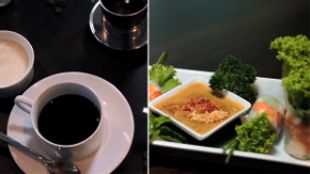 Kopi & Fresh Roll Vietnam