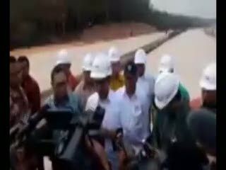 Jokowi Tinjau Progress Jalan Trans Sumatera