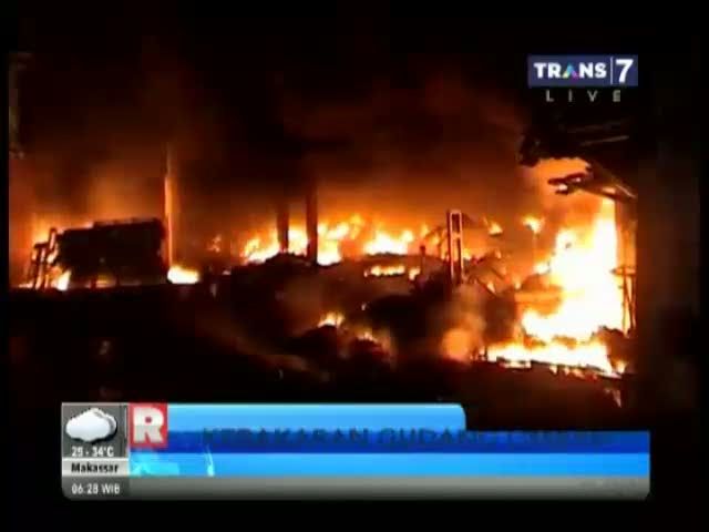 Kebakaran Gudang Limbah 