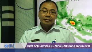 Kata Ahli Dampak EL Nino Berkurang Tahun 2016