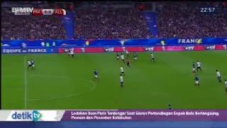 Ledakan Bom Paris Terdengar Saat Siaran Pertandingan Sepak Bola Berlangsung, Pemain dan Penonton Ketakutan 