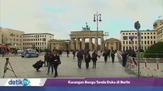 Karangan Bunga Tanda Duka di Berlin