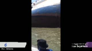 Inilah Video Detik-detik Tenggelamnya Kapal Wihan Sejahtera