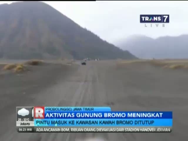 Aktivitas Gunung Bromo Meningkat 