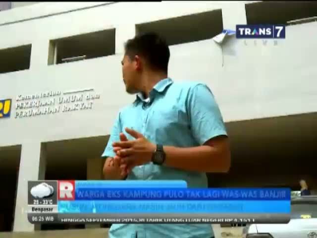 Warga Kampung Pulo Tak Lagi Was-was Banjir 
