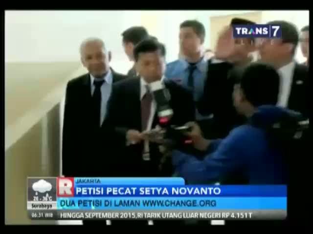 Petisi Pecat Setya Novanto 