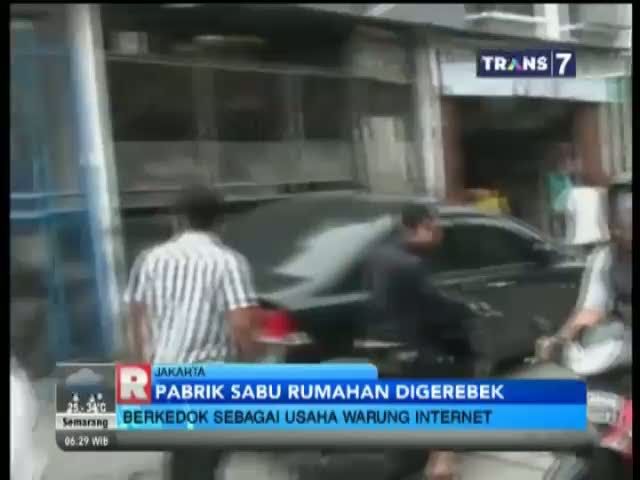 Pabrik Sabu Rumahan Digerebek