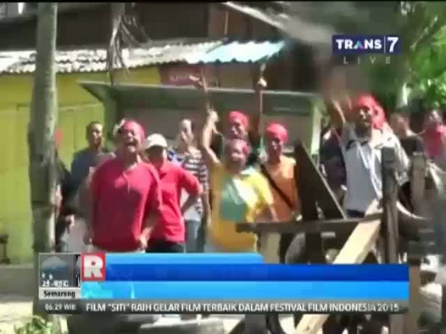 Eksekusi Lahan dan Rumah Liar, Ricuh!