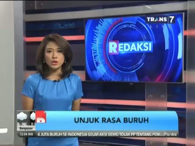 Unjuk Rasa Buruh Berdampak pada Arus Lalu Lintas 