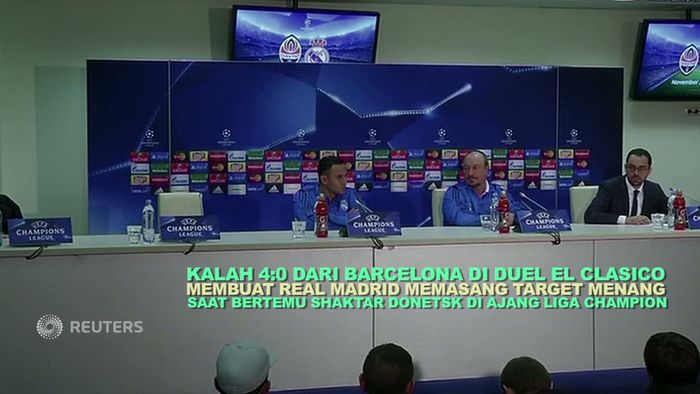 Penjelasan Rafael Benitez Jelang Laga Real Madrid VS Shaktar Donetsk