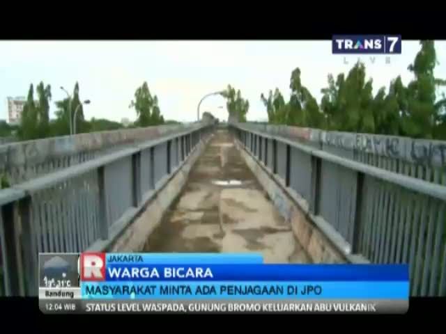 Warga Resah Melewati JPO