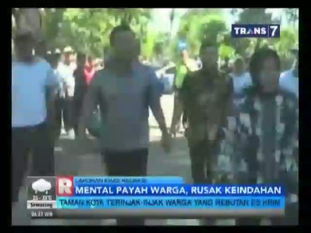 Mental Warga Payah Dengan Merusak Taman