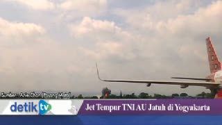 Jet Tempur TNI AU Jatuh di Yogyakarta