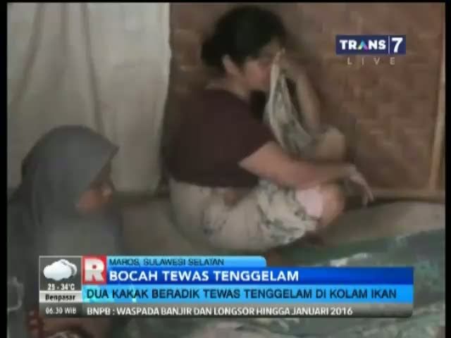 Kak Beradik Tenggelam di Kolam Ikan