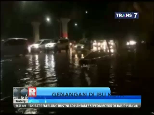 Genangan di Ibu Kota 