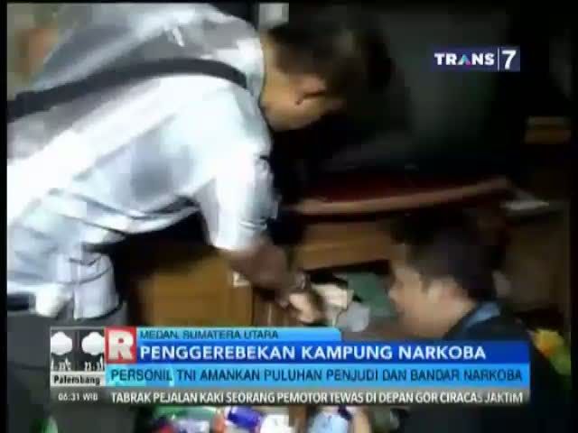 Penggrebekan Kampung Narkoba, Panen Shabu