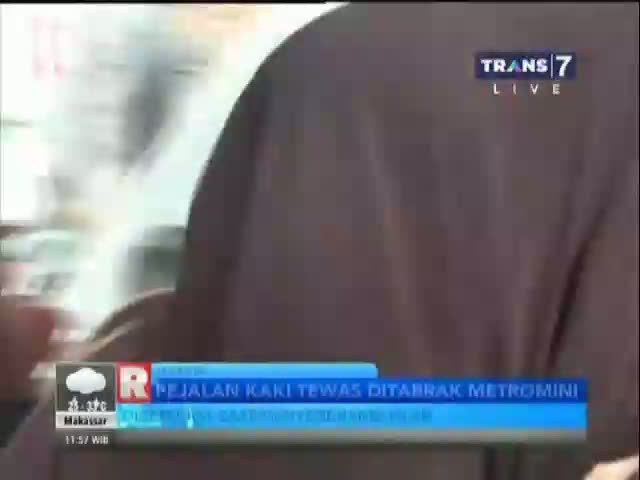 Pejalan Kaki Tewas Diseruduk Metromini