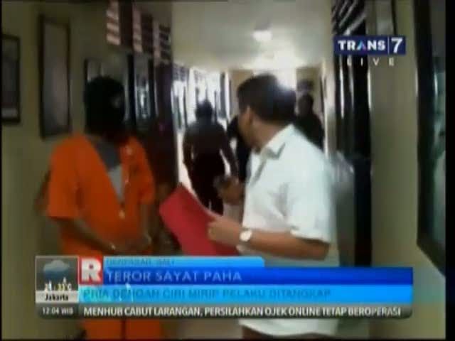 Polisi Mengamankan Laki-laki Penyayat Paha Perempuan