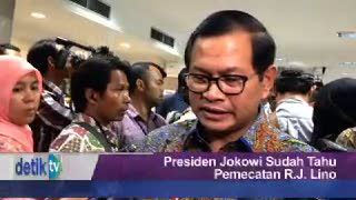 Presiden Jokowi Sudah Tahu Pemecatan RJ Lino 